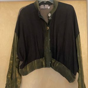 UNISEX Vintage Y2K linen blend Crunch jacket